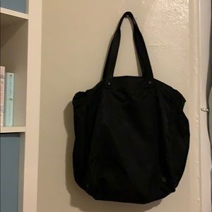 Lululemon black yoga bag